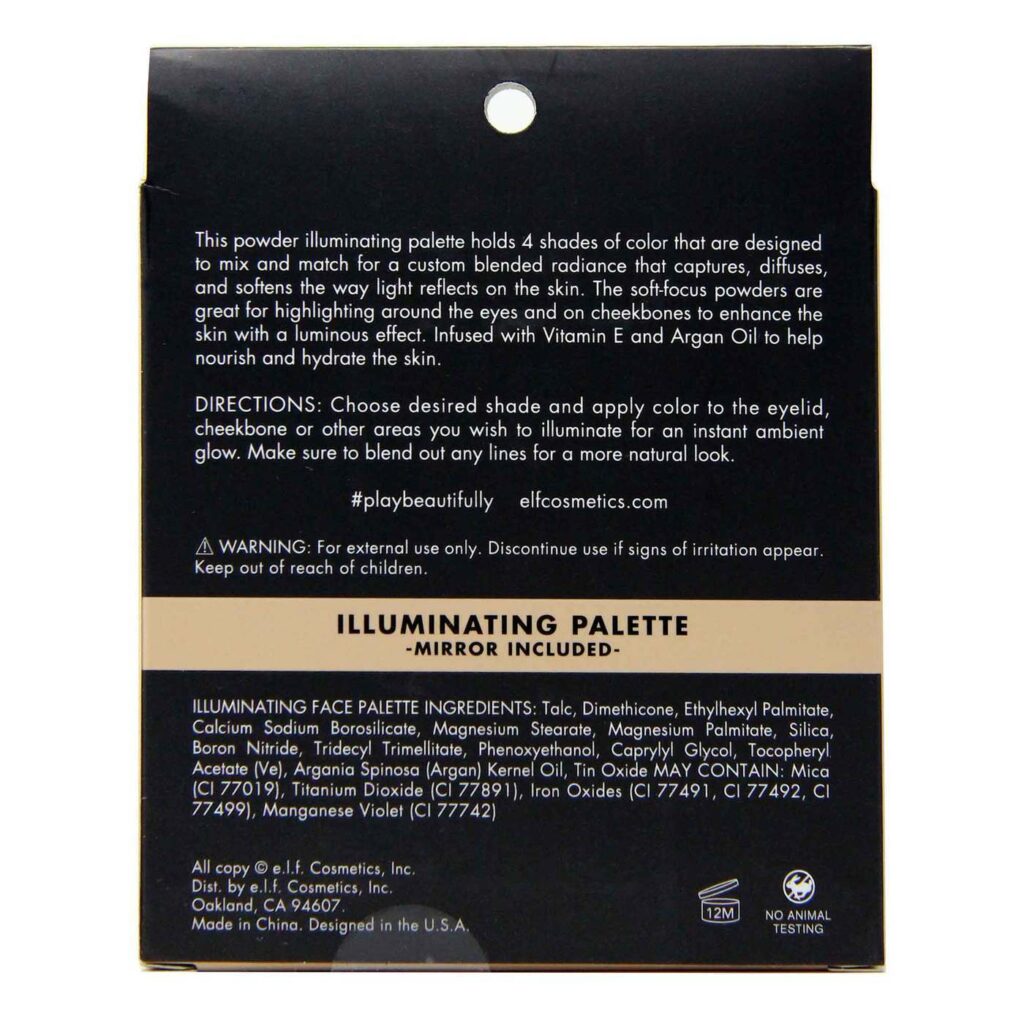 E.L.F. Paleta Iluminadora em Pó - 16g: Brilho Profissional e Versátil para Sua Maquiagem - Imagem 2