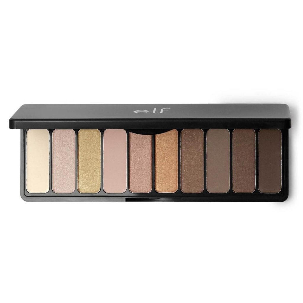 E.L.F. Paleta de Sombras Nude 14g - Cores Versáteis para Looks Naturais