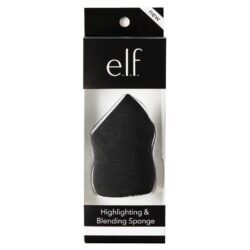 ELF Esponja Preta Uso Duplo Maquiagem Profissional - 1 Unidade Original