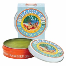 Badger Bálsamo Após o Sol Lavanda Azul Tansy - 56g (2 oz) - Calmante e Regenerador