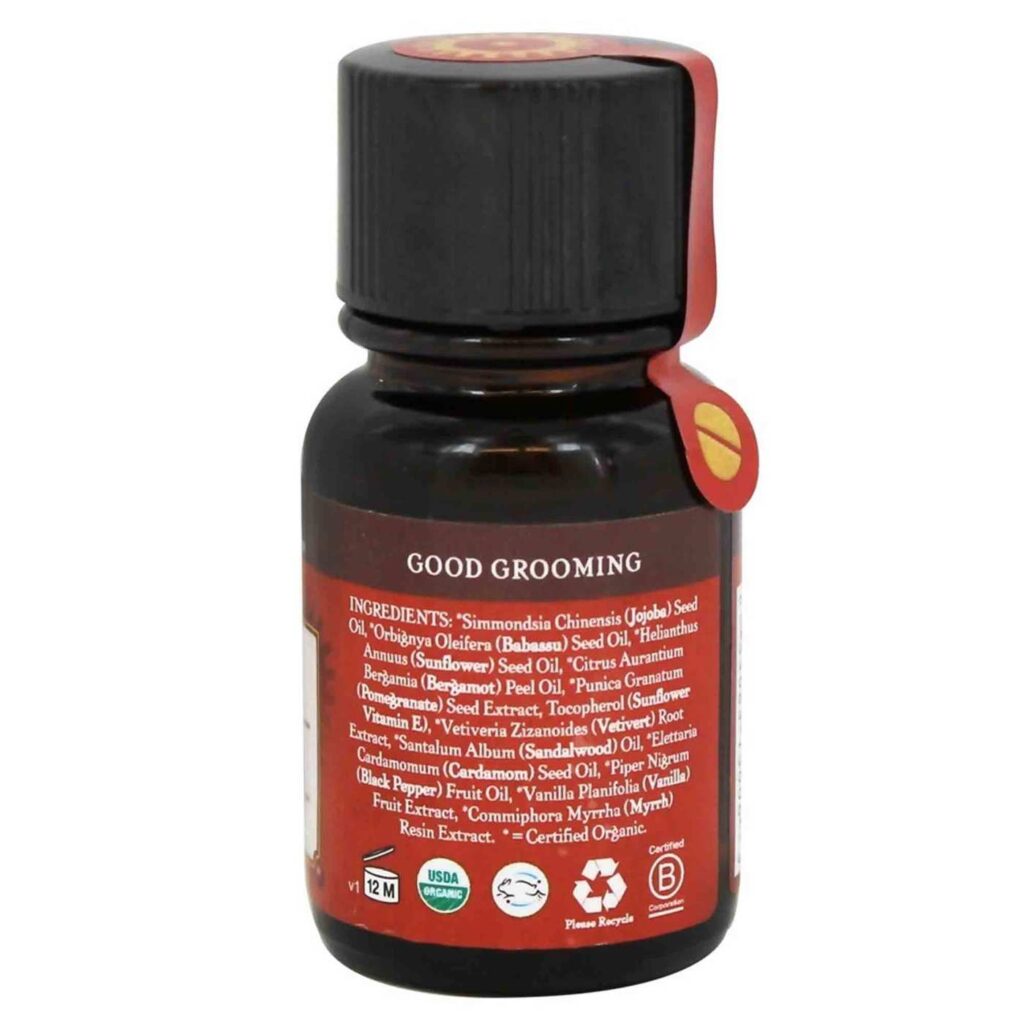 Badger Óleo para Barba Cuidados Masculino - 29.6ml (1 fl oz) - Hidratação Profunda - Imagem 2