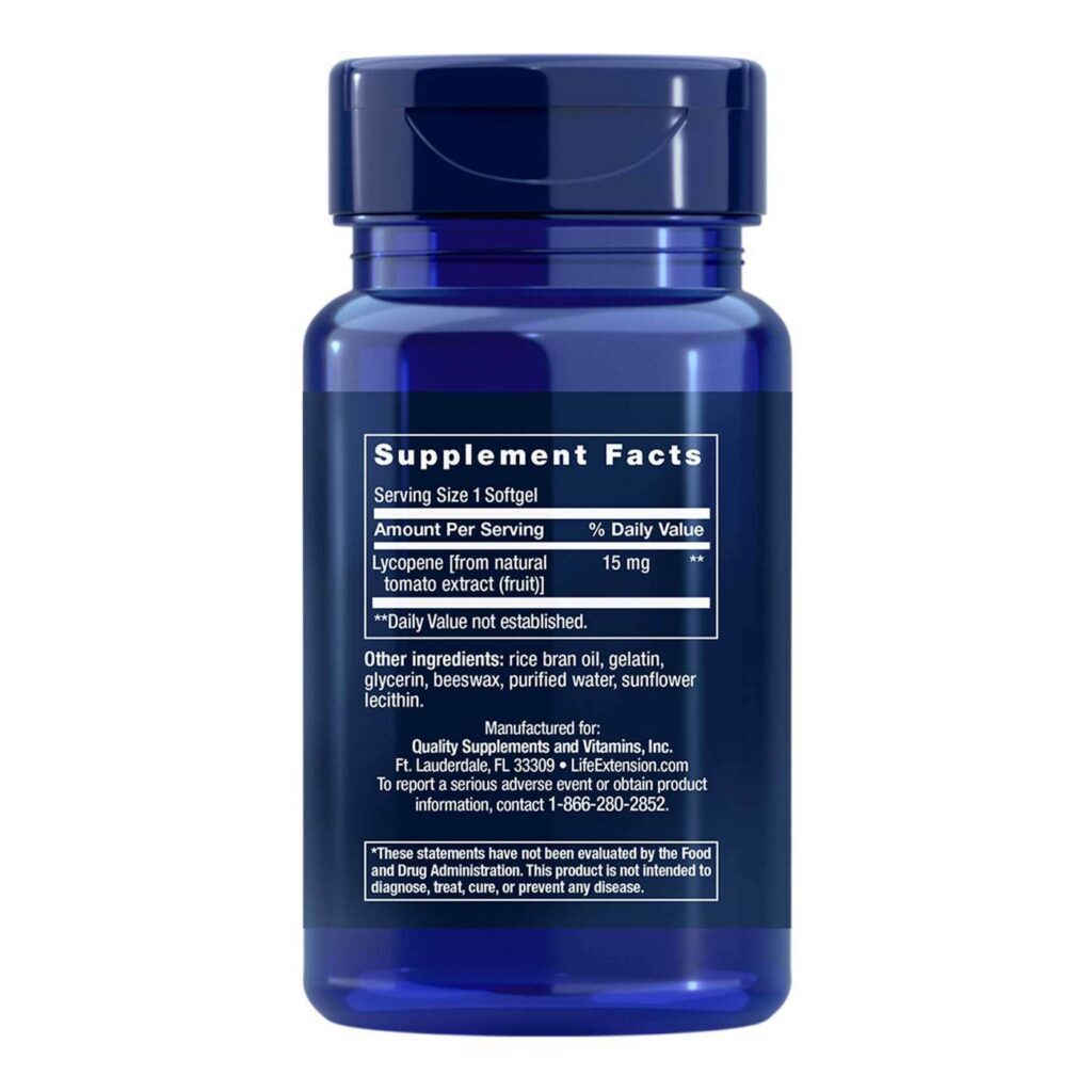 Life Extension Mega Licopeno - 90 Cápsulas: Antioxidante Poderoso para Saúde e Bem-Estar no Brasil - Imagem 2