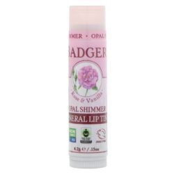 Batom Mineral Opal Shimmer Rosa e Baunilha Badger - 1 Unidade - Beleza Natural