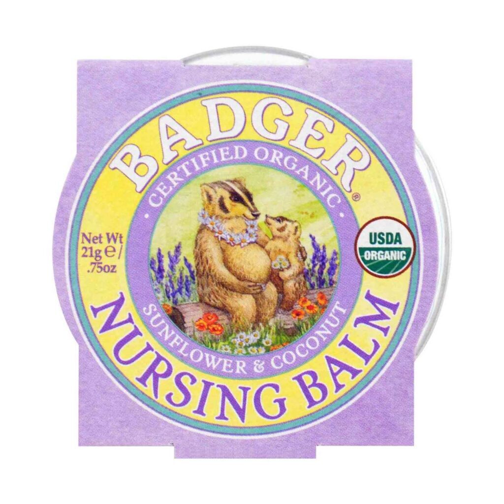 Badger Bálsamo Orgânico para Amamentação - 21g: Alívio Natural e Proteção para Mamilos Sensíveis