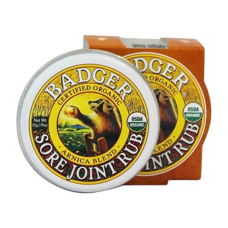 Badger, Pomada para Dores nas Articulações - Mistura de Arnica - 21g (0,75 oz)