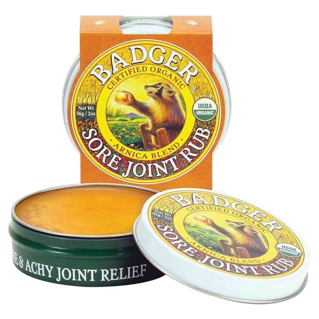 Badger Organic Creme para Dor nas Articulações Arnica - 56g: Alívio Natural e Eficaz