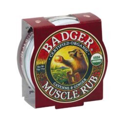 Badger Massagem Muscular Pimenta de Caiena e Gengibre - 21g | Alívio Profundo