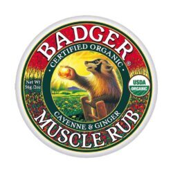 Badger Organic Pomada para Músculos Doloridos - Pimenta de Caiena e Gengibre - 56g