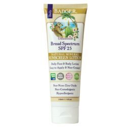 Badger Protetor Solar FPS 25 Sem Cheiro 118 ml - Proteção Natural e Segura para Sua Pele