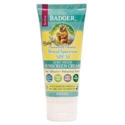 Badger Protetor Solar Creme Infantil FPS 30 Camomila Calêndula 87 mL - Proteção Suave