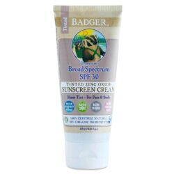 Badger Protetor Solar Colorido FPS 30 Creme sem Cheiro - 87 ml: Proteção Solar Eficaz e Natural