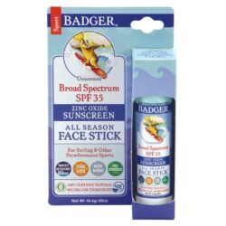 Badger Protetor Solar Facial Sports FPS 35 Sem Fragrância - 1 Stick (18,4 g)