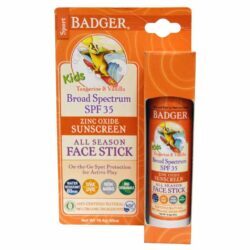 Badger Protetor Solar Facial Kids Stick FPS 35 - Proteção Solar Infantil Segura e Natural
