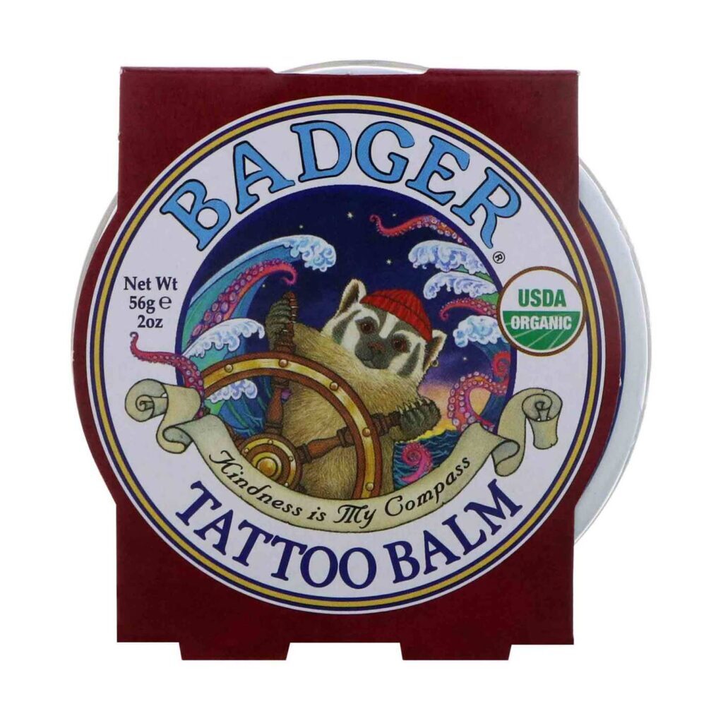 Badger Bálsamo para Tattoo com Coco & Óleo de Tamanu - Cuidado Essencial com 56g