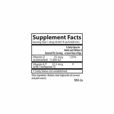 Carlson, Kid's Super Daily D3 + K2 Vitaminas - 10.16ml - Image 5