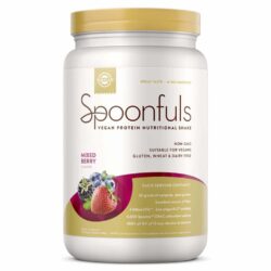 Solgar Spoonfuls Proteína Vegana Shake Frutas Vermelhas 588g - Nutrição Completa