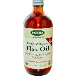 Flora Óleo de Linhaça 500 ml - Ômega 3, 6 e 9 para Saúde e Bem-Estar