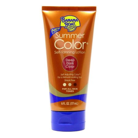 Banana Boat Loção Autobronzeadora Colorida de Verão Cor Profunda Escura - 6 fl oz