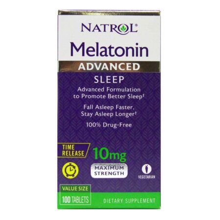 Natrol Advanced Sleep Melatonin 10 mg - 100 Tablets