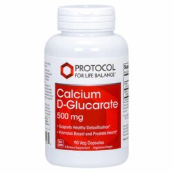 Protocol for Life Balance Cálcio D-Glucarato 500 mg - 90 Cápsulas Vegetarianas