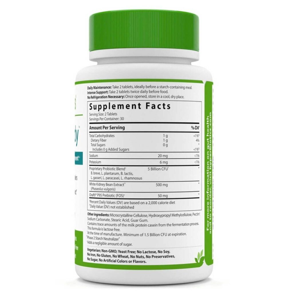 Hyperbiotics Better Body Probiótico Natural - 60 Tabletes: Saúde Intestinal e Bem-Estar - Imagem 3