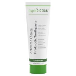 Hyperbiotics Creme Dental Probiótico com Carvão Ativado, Hortelã - 113g: Higiene Bucal Avançada