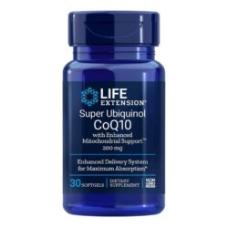 Life Extension Super Ubiquinol CoQ10 200 mg - 30 Cápsulas: Energia Mitocondrial e Saúde Cardiovascular