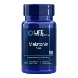 Life Extension Melatonina 3 mg 60 Cápsulas: Sono Reparador Profundo no Brasil