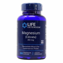 Life Extension Citrato de Magnésio 100 Cápsulas - Energia e Bem-Estar
