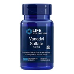 Life Extension Sulfato de Vanádio 100 Tabletes - Suplemento de Alta Pureza