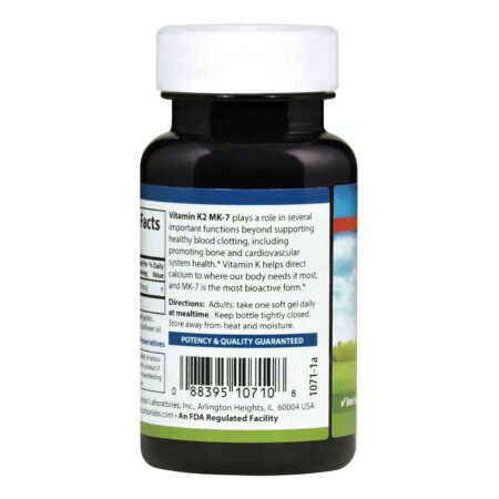 Carlson Labs, Vitamina K2 MK-7 90 mcg - 60 Cápsulas em Gel - Image 3