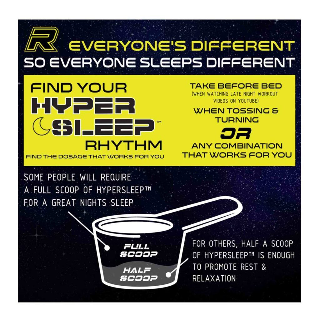 Repp Sports Hyper Sleep Saúde do Sono Sabor Canela 25 Porções 162.5g - Imagem 3