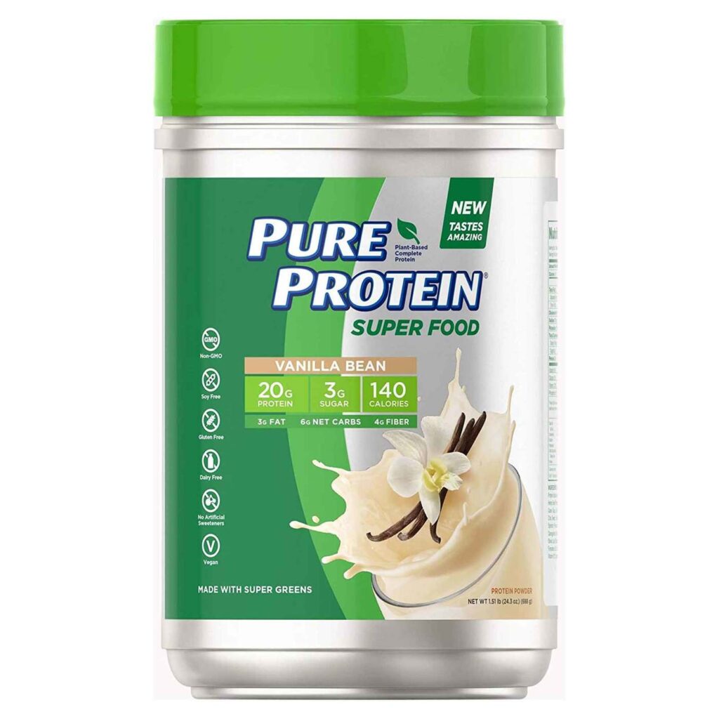 Pure Protein Super Food Vanilla Bean 688g: Proteína Pura e Nutrição Completa