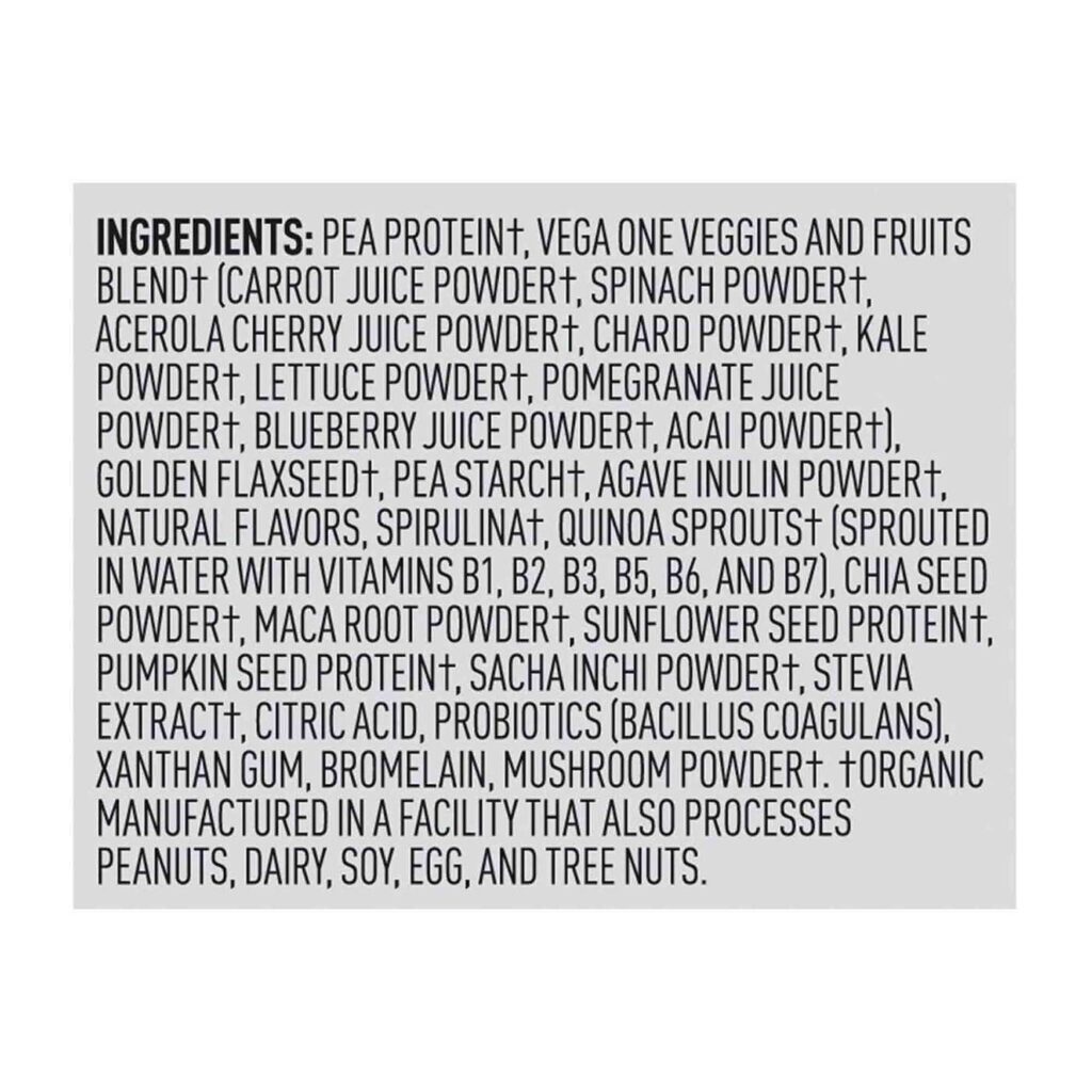 Vega Shake Orgânico All-in-One Baunilha Francesa 678g: Nutrição Completa e Saudável - Imagem 4
