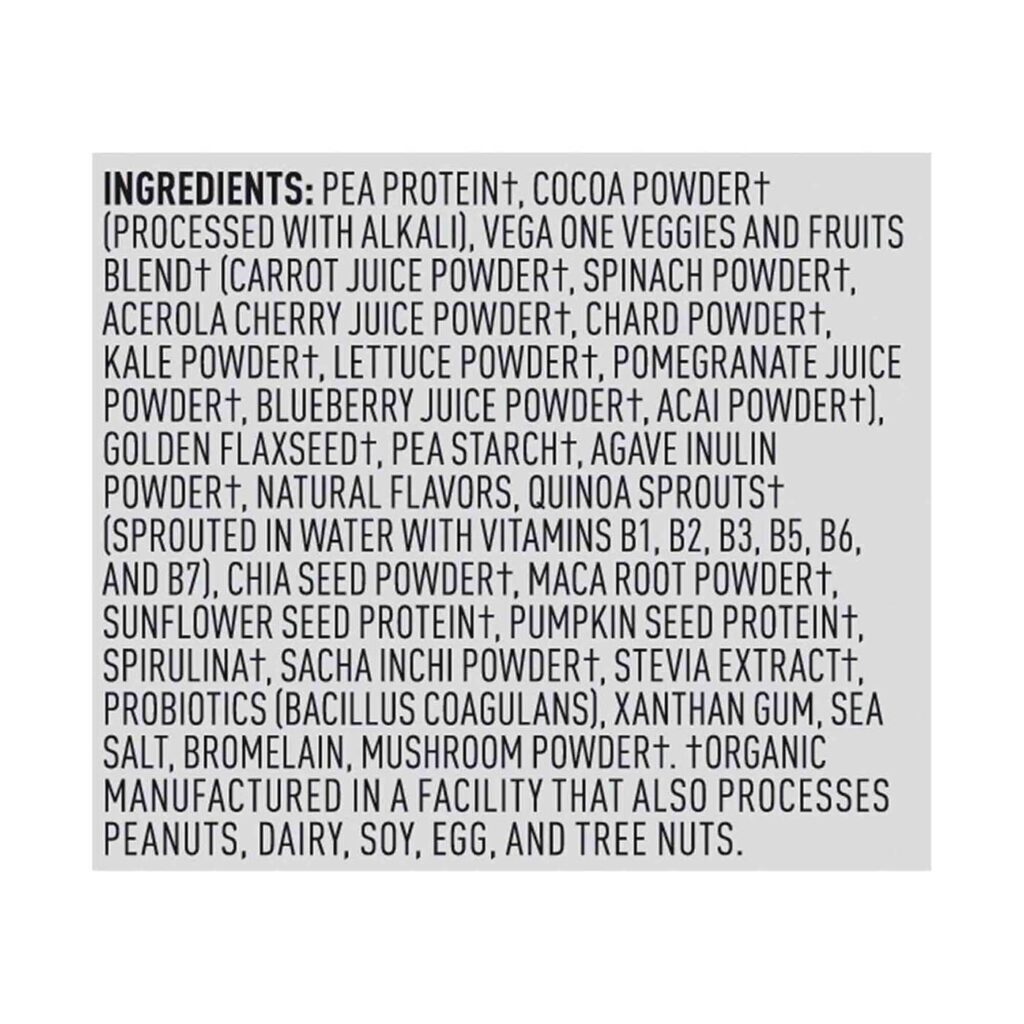 Vega One Shake Orgânico All-in-One Mocha 359g: Nutrição Completa e Sabor Intenso - Imagem 4