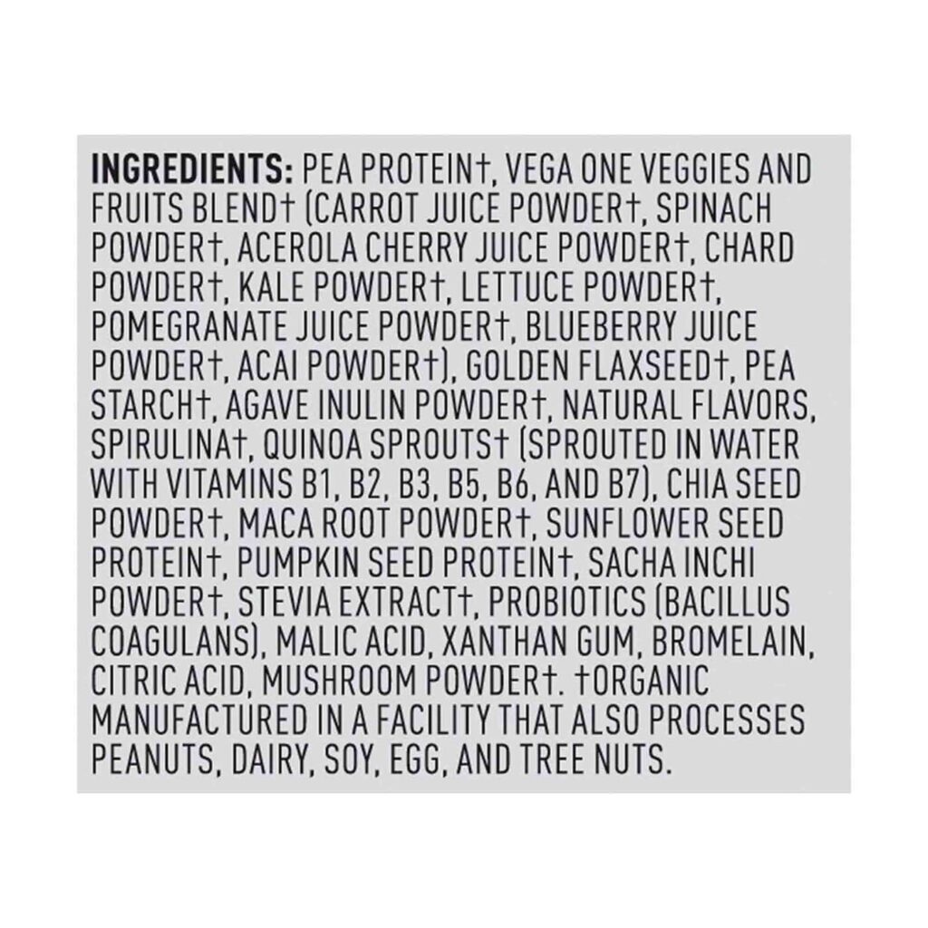 Vega One Shake Orgânico Frutas Silvestres 344g: Nutrição Completa para o Bem-Estar - Imagem 4