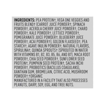 Vega One Shake Orgânico All-in-One Sem Sabor - 10 Pacotes: Nutrição Completa e Conveniente para o Dia a Dia - Imagem 5
