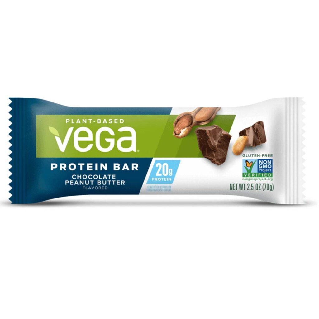 Vega Plant Based Barra de Proteína Sabor Chocolate com Manteiga de Amendoim - Caixa com 12 Unidades - Imagem 5