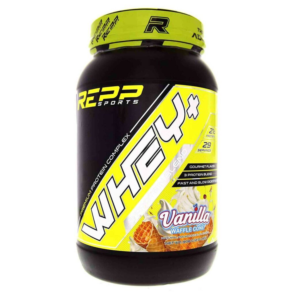 Repp Sports Whey Plus Baunilha Waffle Cone 908g: Proteína de Alta Performance para Você