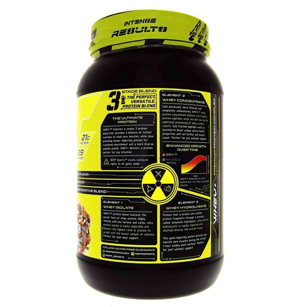 Repp Sports Whey Plus Funnel Cake 908g: Proteína Premium para Seus Músculos - Imagem 3