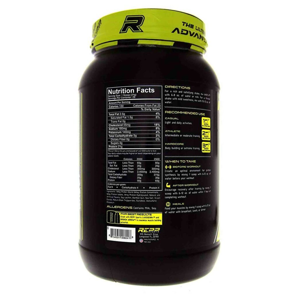 Repp Sports Whey Plus Funnel Cake 908g: Proteína Premium para Seus Músculos - Imagem 6