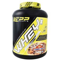 Repp Sports Whey Plus Protein Blend Funnel Cake 1.81kg - Sua Dose de Recuperação e Crescimento Muscular no Brasil