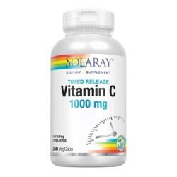 Solaray Vitamina C 1000 mg – 250 Cápsulas Vegetarianas: Imunidade e Vitalidade