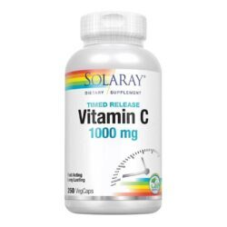 Solaray Vitamina C 1000 mg - 250 Cápsulas Vegetarianas: Imunidade e Vitalidade