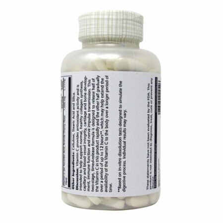 Solaray Vitamina C 1000 mg - 250 Comprimidos: Imunidade e Antioxidação Essencial - Imagem 3
