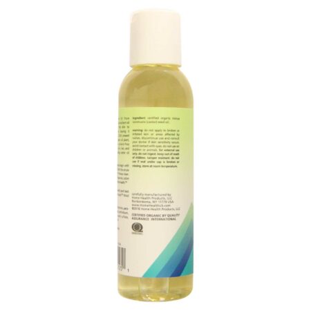 Home Health, Óleo de Mamona Orgânico Certificado - 4 fl oz (118 mL) - Image 3