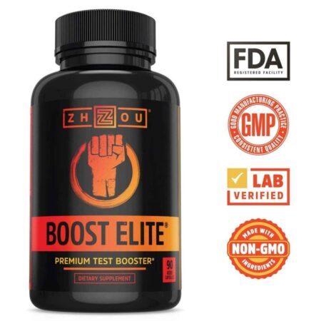 Zhou Nutrition Boost Elite: Intensificador de Testosterona Natural - 90 Cápsulas Vegetais - Imagem 4