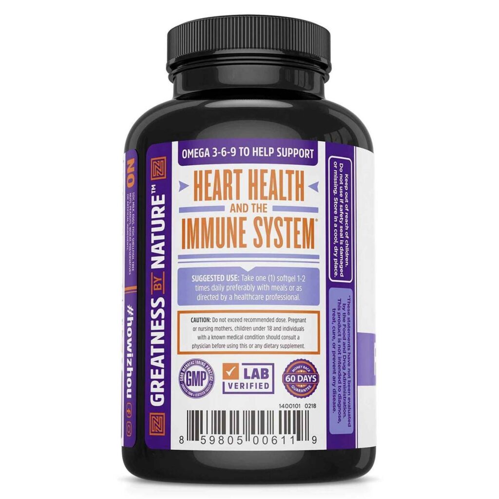 Zhou Nutrition Óleo de Linhaça Prensado a Frio - 100 Cápsulas em Gel - Saúde e Bem-Estar - Imagem 2