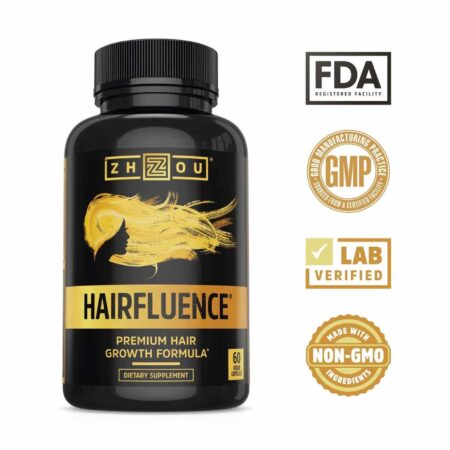 Zhou Nutrition, Hairfluence Fórmula de Crescimento de Cabelo - 60 Cápsulas Vegetais - Image 4