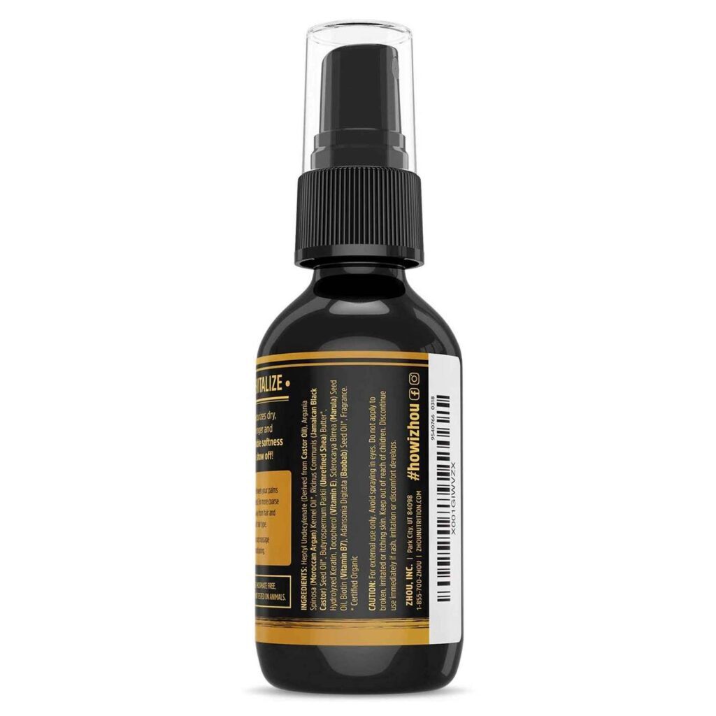 Zhou Nutrition Hairfluence Óleo Nutritivo para Crescimento e Brilho - 29g - Imagem 3